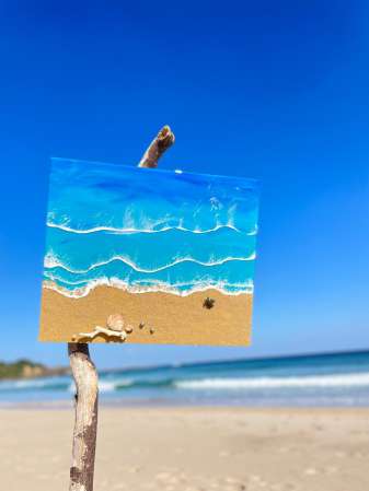 Ocean resin Art And you1